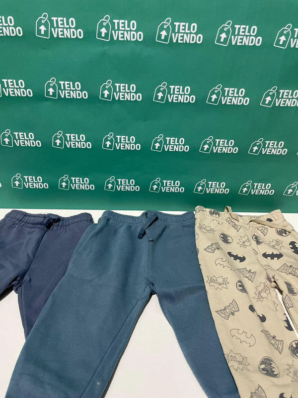 Lotto 3 pantaloni bambino 18-24 mesi