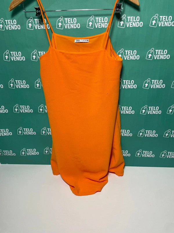 Vestito arancione – con spalline sottili