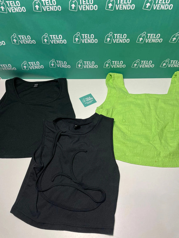 Lotto 3 top donna – basic e colorati
