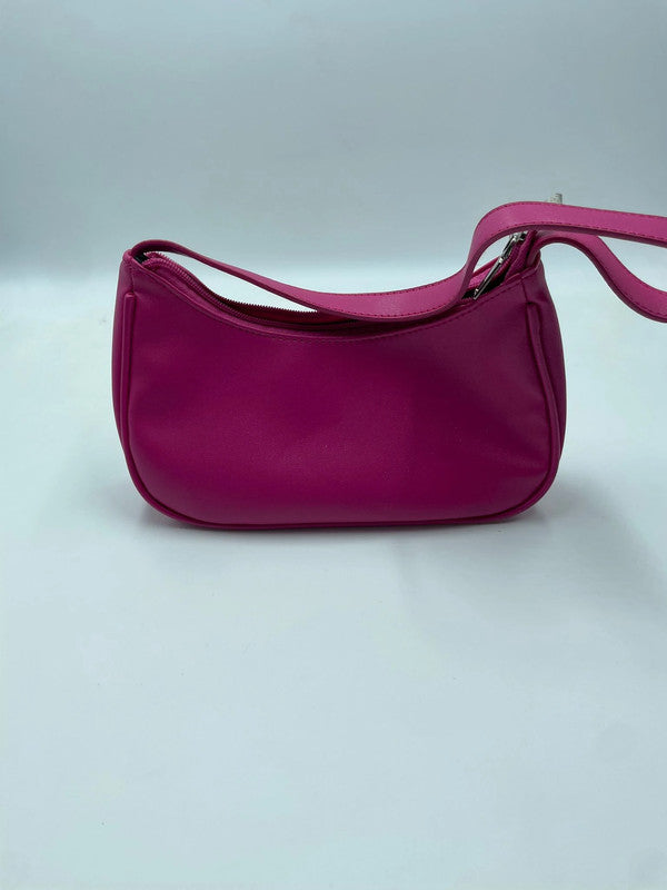Borsa a spalla fucsia – modello minimal