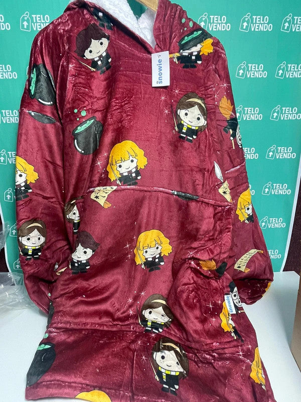 Coperta con cappuccio oversize Harry Potter