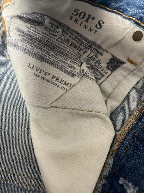 Jeans Levi’s Premium W28 L30 blu dritti