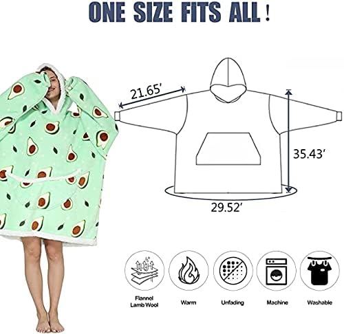 Felpa coperta oversize