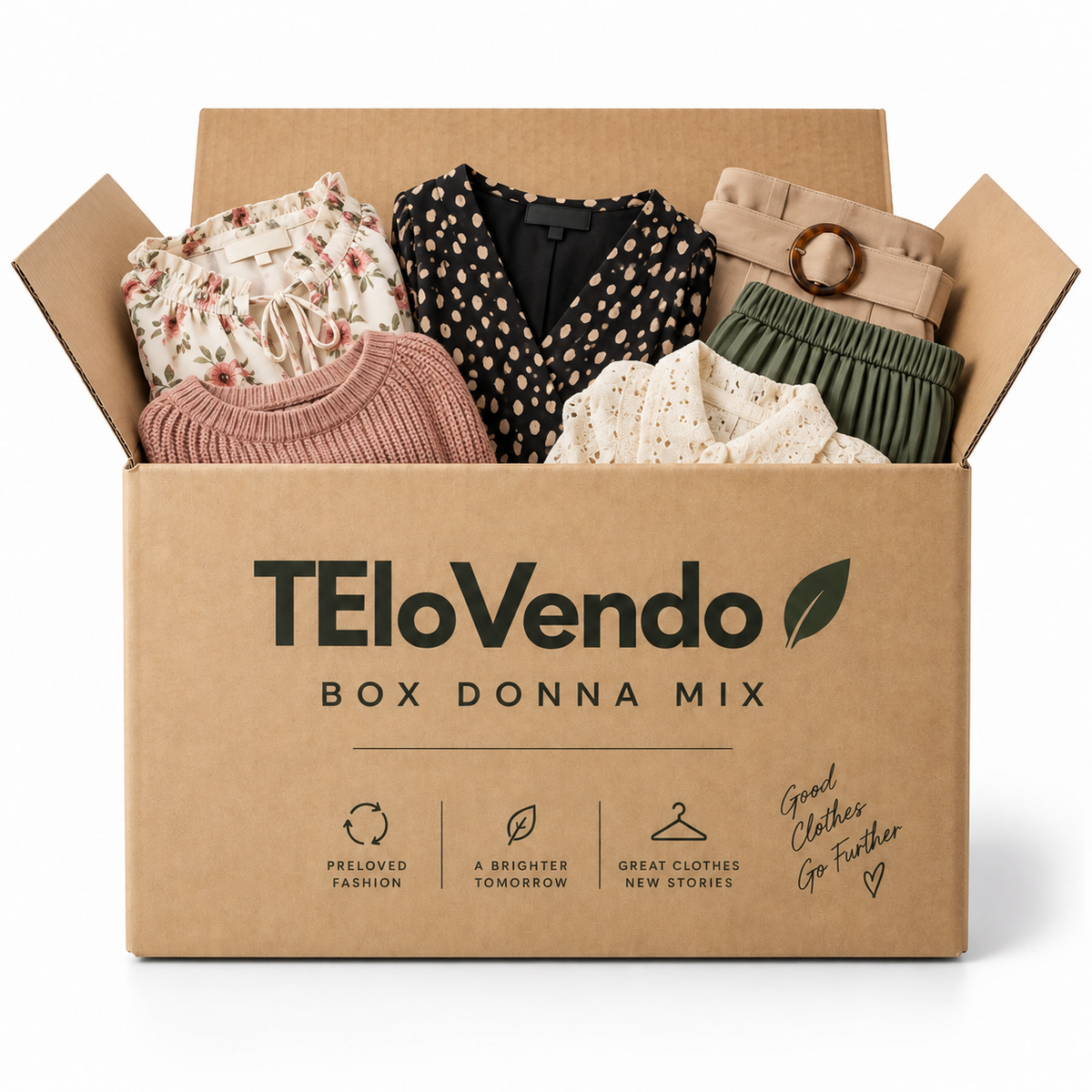 Immagine illustrativa della TEloVendo Box Donna Mix; contenuto assortito variabile