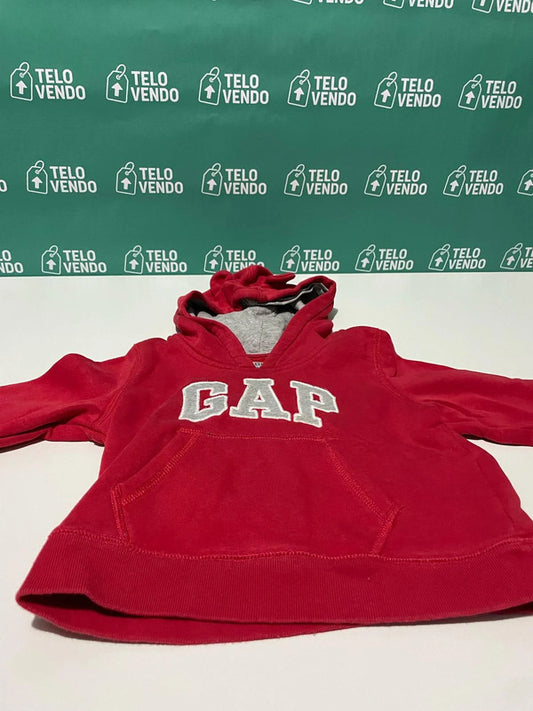 Felpa rossa Gap con cappuccio – 18-24 mesi