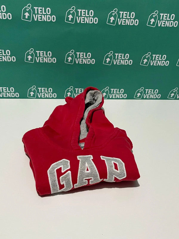 Felpa rossa Gap con cappuccio – 18-24 mesi