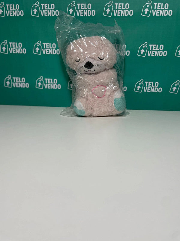 🧸 Peluche orso rosa con cuore – nuovo, imbustato