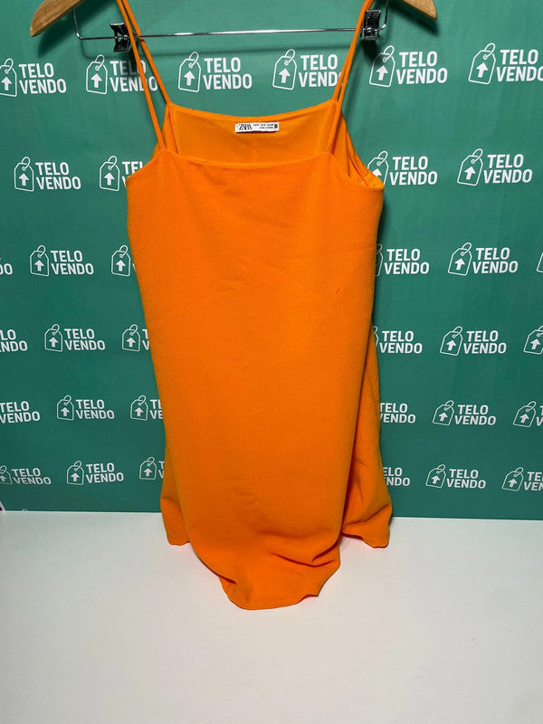 Vestito arancione – con spalline sottili