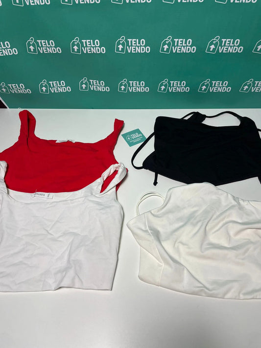 Lotto 4 top donna – vari modelli e colori
