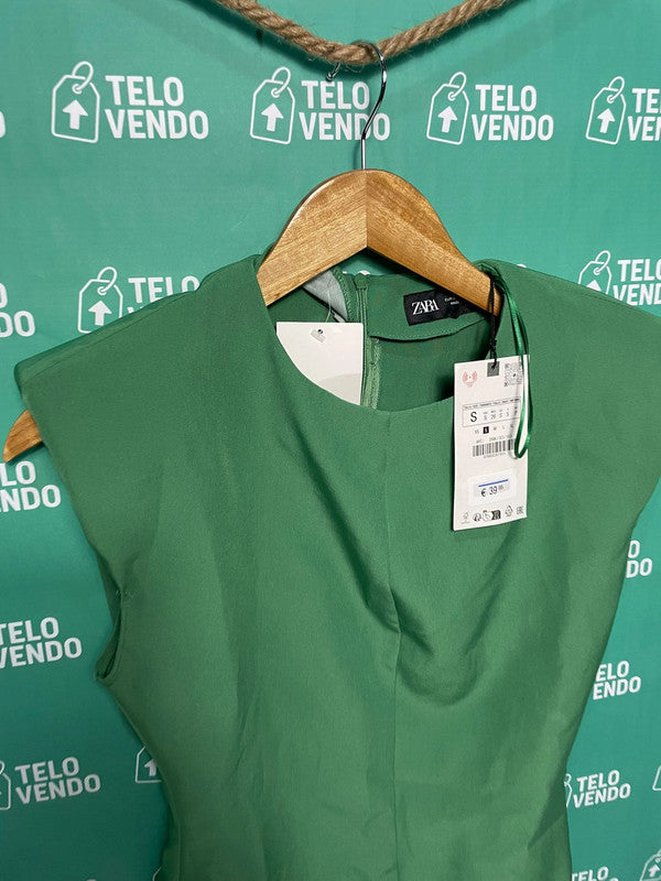 Vestito elegante, zara verde S