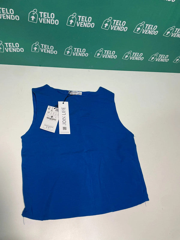 👚 Top Stradivarius Blu Elettrico - Taglia M