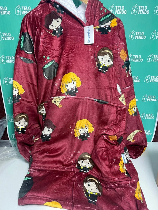 Coperta con cappuccio oversize Harry Potter