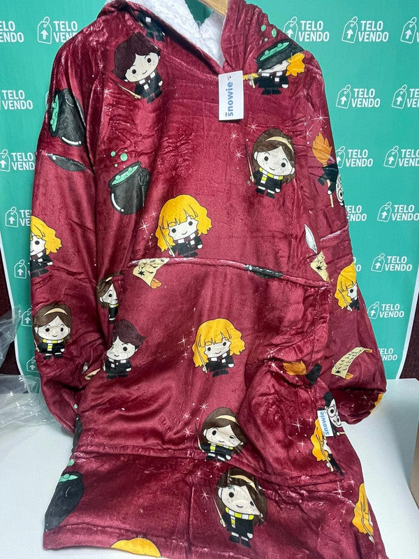 Coperta con cappuccio oversize Harry Potter