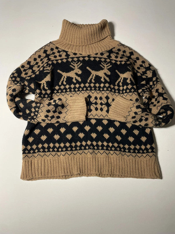 Maglione invernale con collo alto