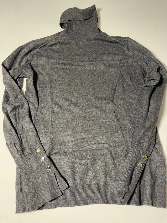 Maglione a collo alto grigio Zara