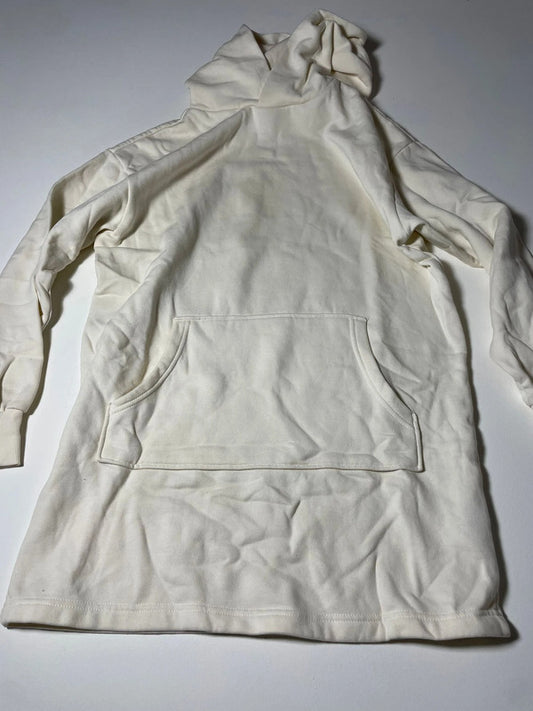 Felpa con cappuccio bianca H&M