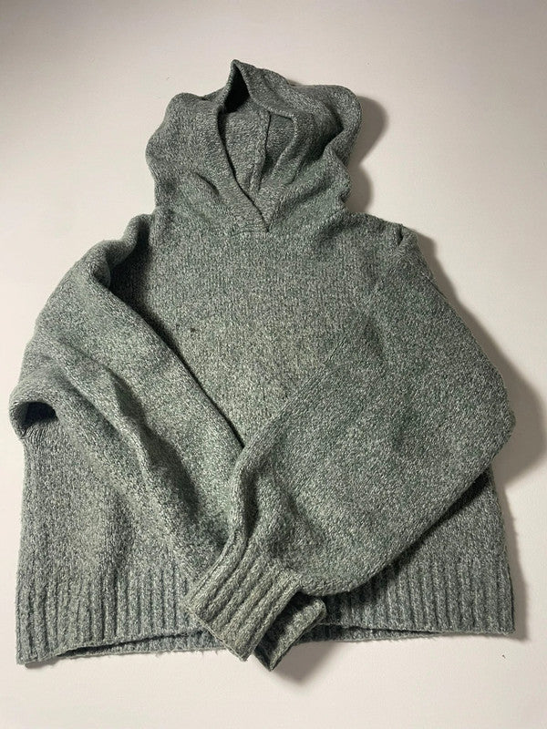 Felpa corta con cappuccio zara