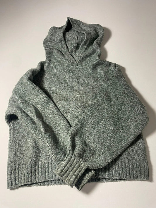 Felpa corta con cappuccio zara