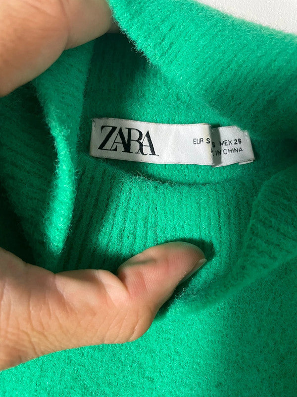 Dolcevita corto zara verde