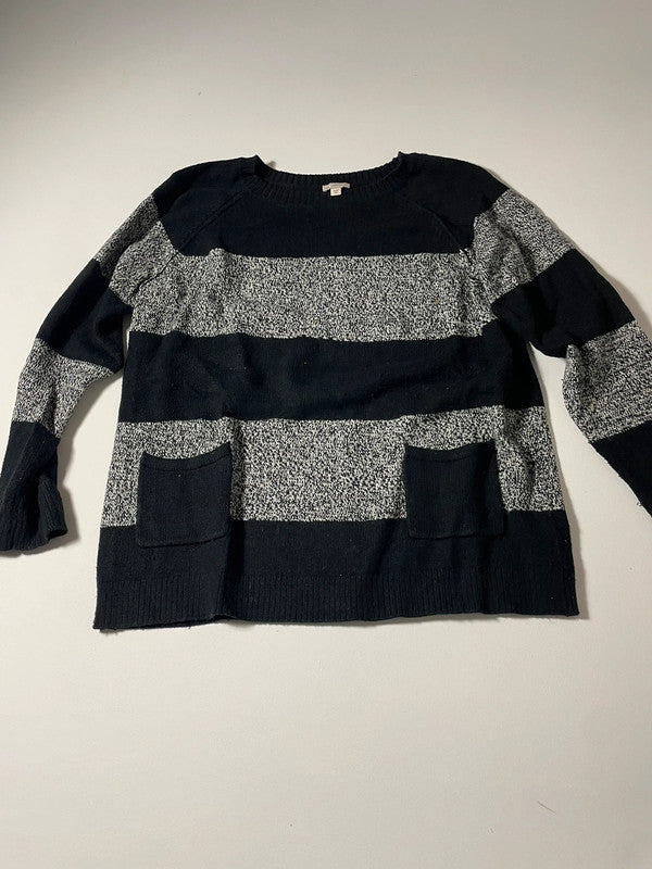 Maglione a righe blu e grigio – Gap
