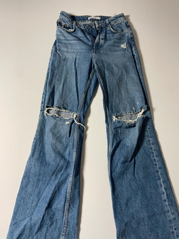 Jeans strappati Zara blu – taglia 36 (EU)