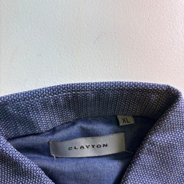 Camicia Claiton blu microfantasia taglia XL