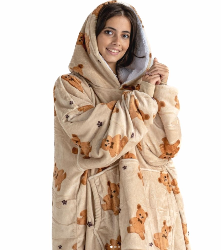 Felpa coperta oversize