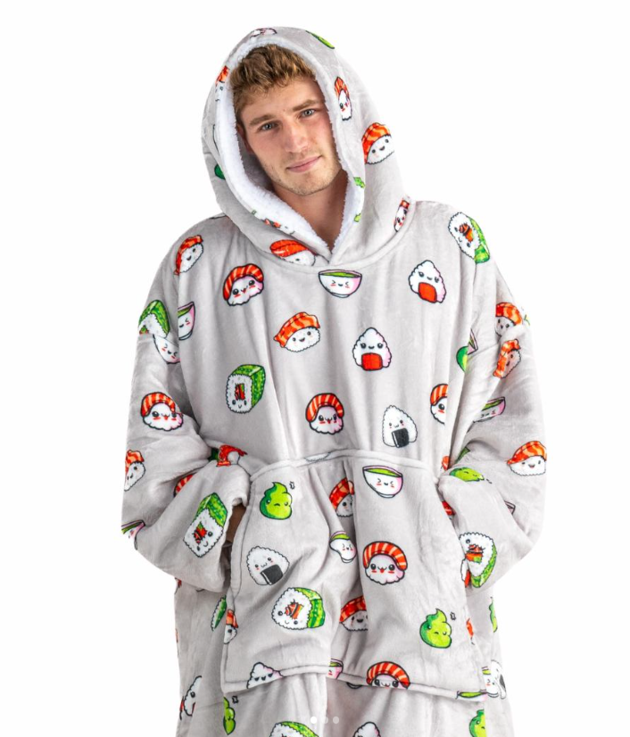 Felpa coperta oversize