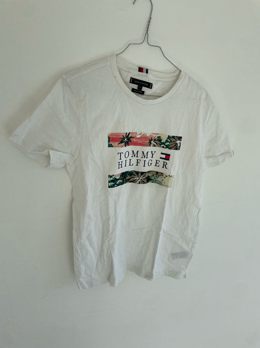 Maglietta Tommy Hilfigher Bianca M Unisex