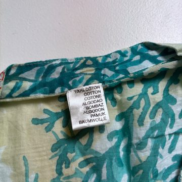 Camicia cotone fantasia marina coralli e pesci