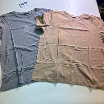 Zara t-shirt grigia stampa città taglia L