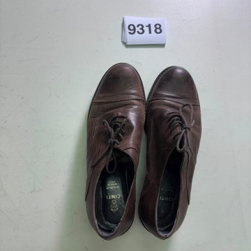 Cinti scarpe stringate pelle marrone