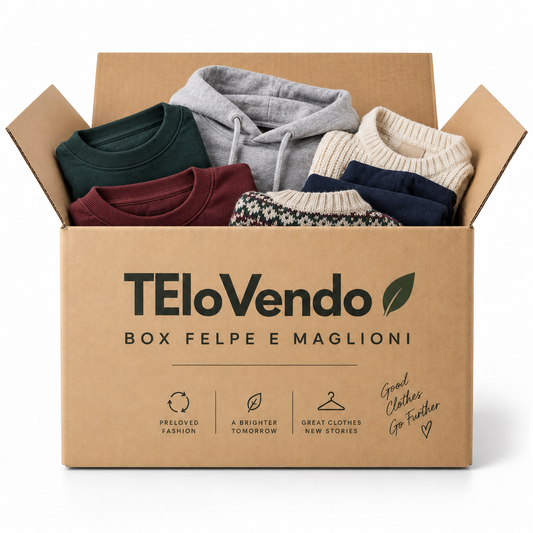 Immagine illustrativa della TEloVendo Box Felpe e Maglioni; contenuto assortito variabile